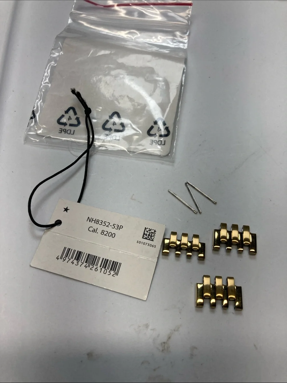 Citizen spare links for NH8352-53P, Gold Tone, Men’s, Links x3, pins x3
